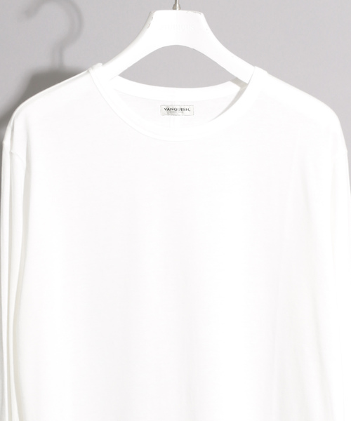 VANQUISH（ヴァンキッシュ）の「【VANQUISH】別注ドレープレーヨンレイヤードロングL/S Tシャツ（Tシャツ/カットソー・メンズ・ネイビー/ホワイト/ブラック/レンガ/バーガンディー・3/2/1）」の8枚目の写真