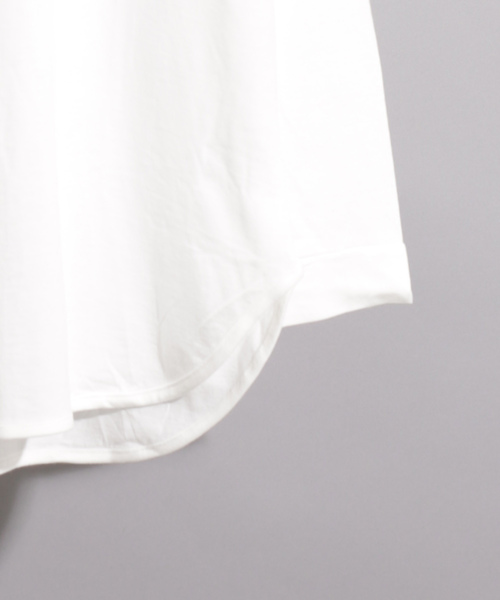 VANQUISH（ヴァンキッシュ）の「【VANQUISH】別注ドレープレーヨンレイヤードロングL/S Tシャツ（Tシャツ/カットソー・メンズ・ネイビー/ホワイト/ブラック/レンガ/バーガンディー・3/2/1）」の7枚目の写真