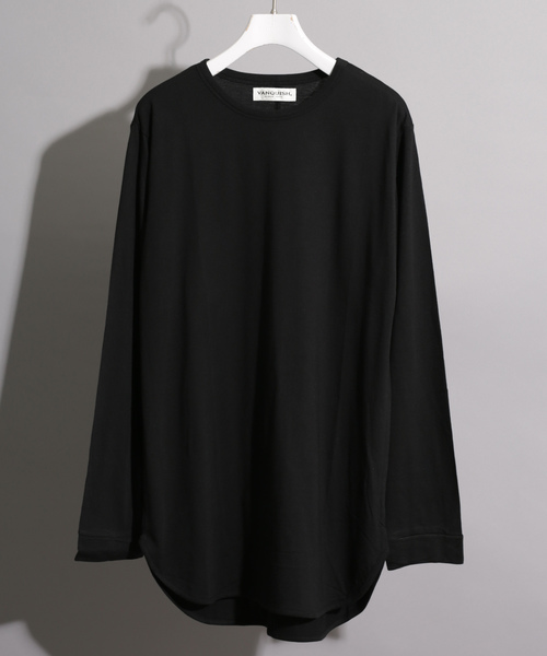 VANQUISH（ヴァンキッシュ）の「【VANQUISH】別注ドレープレーヨンレイヤードロングL/S Tシャツ（Tシャツ/カットソー・メンズ・ネイビー/ホワイト/ブラック/レンガ/バーガンディー・3/2/1）」の13枚目の写真