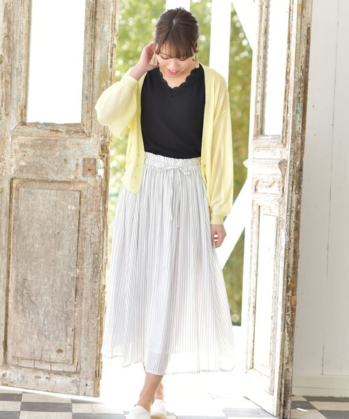 rps（アールピーエス）の「コットンボイルプリントふんわりスカート（スカート・レディース・ネイビー/オフホワイト/ダークネイビー/ブルー系その他2・M）」の15枚目の写真