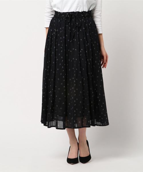 rps（アールピーエス）の「コットンボイルプリントふんわりスカート（スカート・レディース・ネイビー/オフホワイト/ダークネイビー/ブルー系その他2・M）」の19枚目の写真