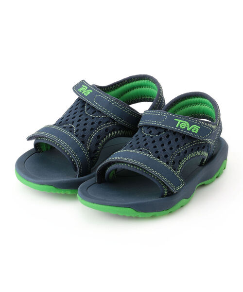 SHIPS(シップス)の「Teva:PSYCLONE XLT(13~14cm)(サンダル・キッズ・ピンク/オリーブ/ネイビー・14/13)」の1枚目の写真