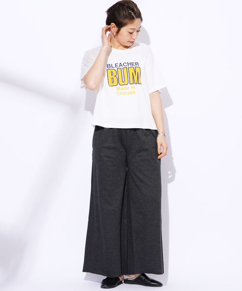CIAOPANIC(チャオパニック)の「ウエストギャザーイージーパンツ(その他パンツ・レディース・チャコールグレー/ライトベージュ・FREE)」の3枚目の写真