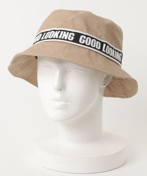 WEGO（ウィゴー）の「WEGO/ロゴテープバケットハット（ハット・レディース・ホワイト/ベージュ/ブラック・FREE）」の7枚目の写真
