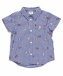 BREEZE | 刺繍ギンガムチェックシャツ(シャツ/ブラウス)