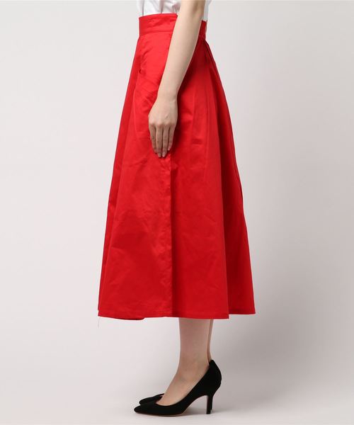 LOWRYS FARM(ローリーズファーム)の「BIGポケットスキフレアスカート 796210(スカート・レディース・ベージュ/グリーン/ネイビー/イエロー/レッド・FREE)」の6枚目の写真