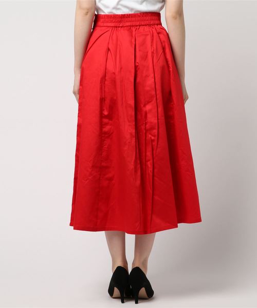 LOWRYS FARM(ローリーズファーム)の「BIGポケットスキフレアスカート 796210(スカート・レディース・ベージュ/グリーン/ネイビー/イエロー/レッド・FREE)」の8枚目の写真