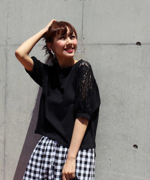 MARBLE WALTS（マーブルワルツ）の「裏毛プルオーバー（Tシャツ/カットソー・レディース・オフホワイト/ブラック/杢グレー・M/L）」の3枚目の写真