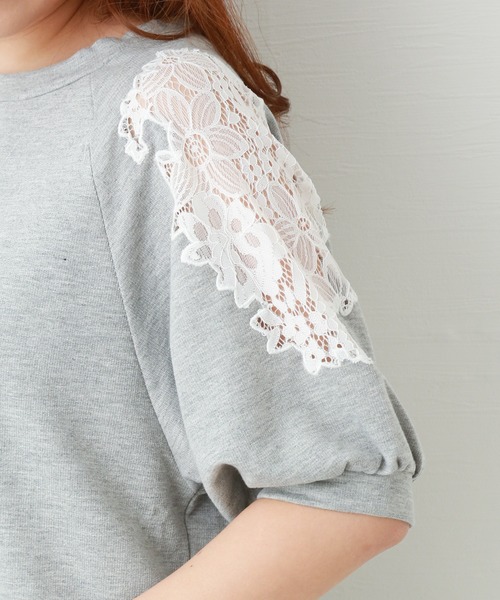 MARBLE WALTS（マーブルワルツ）の「裏毛プルオーバー（Tシャツ/カットソー・レディース・オフホワイト/ブラック/杢グレー・M/L）」の8枚目の写真