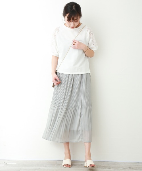 MARBLE WALTS（マーブルワルツ）の「裏毛プルオーバー（Tシャツ/カットソー・レディース・オフホワイト/ブラック/杢グレー・M/L）」の14枚目の写真