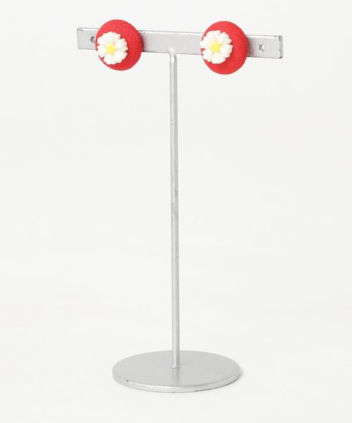 tone(トーン)の「【rurururu】Pastel Flower Pierce(ピアス(両耳用)・レディース・ブラック/レッド/ブルー・FREE)」の3枚目の写真