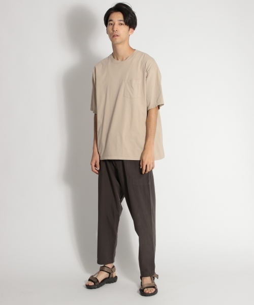 niko and...（ニコアンド）の「オーバーダイポケット付きTシャツ（Tシャツ/カットソー・メンズ・ホワイト/ベージュ/パープル/ネイビー/ピンク/グリーン・MEDIUM/LARGE）」の16枚目の写真