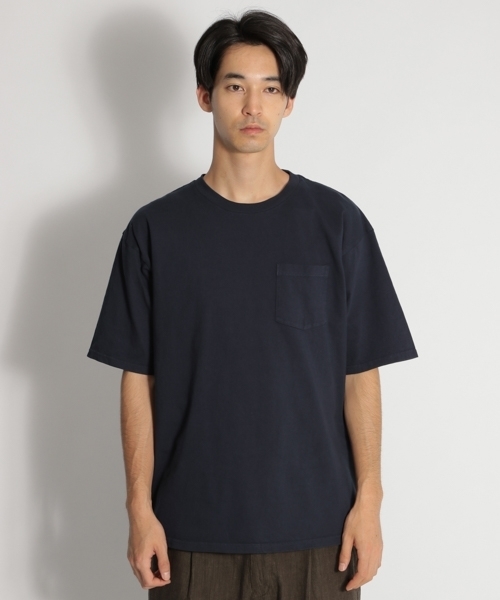 niko and...（ニコアンド）の「オーバーダイポケット付きTシャツ（Tシャツ/カットソー・メンズ・ホワイト/ベージュ/パープル/ネイビー/ピンク/グリーン・MEDIUM/LARGE）」の22枚目の写真