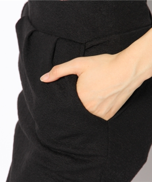 WEGO（ウィゴー）の「WEGO/サスペンダー付きコクーンスカート（スカート・レディース・ホワイト/ブラック/ネイビー/ダークグリーン/ワイン・FREE）」の10枚目の写真