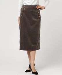YECCA VECCA | ・コーデュロイ釦タイトスカート(スカート)