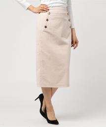 YECCA VECCA | ・コーデュロイ釦タイトスカート(スカート)