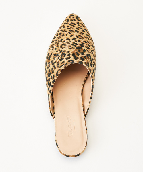 DISCOAT（ディスコート）の「フラットミュールサンダル（サンダル・レディース・ブラック/ブラウン/ベージュ・MEDIUM/LARGE）」の4枚目の写真