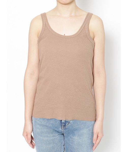 Ungrid（アングリッド）の「ランダムテレコタンクトップ（タンクトップ・レディース・ライトグレー/ブラック/オフホワイト/モカ・FREE）」の18枚目の写真