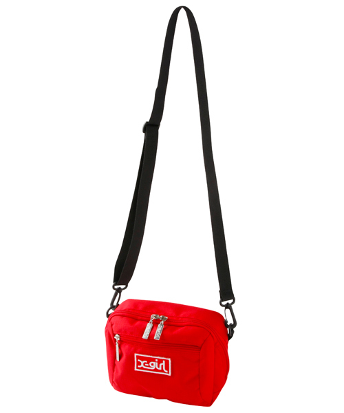 X-girl（エックスガール）の「ADVENTURE MINI SHOULDER BAG（ショルダーバッグ・レディース・ブラック/レッド/パープル/グリーン・ONE SIZE）」の4枚目の写真