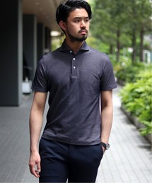 EDIFICE | COOLMAX ボーダー カッタウェイ ポロシャツ(ポロシャツ)