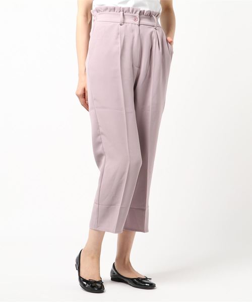 flower（フラワー）の「スローフリルパンツ（その他パンツ・レディース・ベージュ/アイボリー/ピンク・FREE）」の7枚目の写真