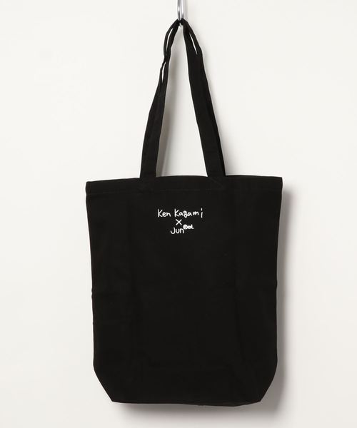 JUNRED（ジュンレッド）の「【Ken Kagami × JUNRed】コラボトートバッグ（トートバッグ・メンズ・ブラック/ホワイト・FREE）」の4枚目の写真