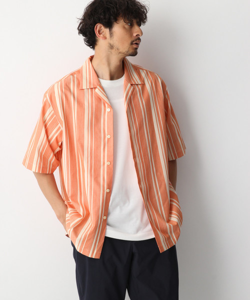 GLOBAL WORK（グローバルワーク）の「ランダムストライプシャツ/843403