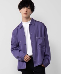 WEGO | WEGO/カラーステッチビッグシルエットシャツ(シャツ/ブラウス)