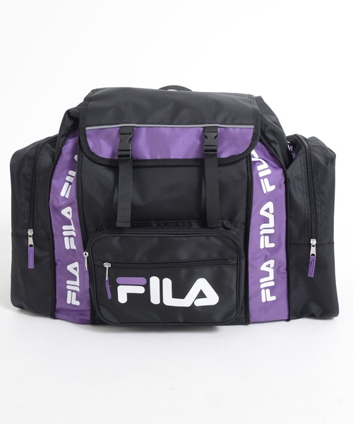 FILA（フィラ）の「FILA/フィラ キッズ リュックサック 大容量 50L ICカード収納付き 修学旅行 キャンプ 拡張 バックパック サブリュック（バックパック/リュック・キッズ・ブラック/ネイビー/ブラック×パープル/グリーン/ブラック系その他/ブラック系その他2/その他・FREE）」の10枚目の写真