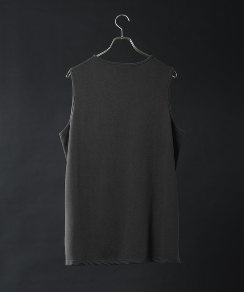 Seed Stitches layered Tank top - 鹿の子レイヤードタンク