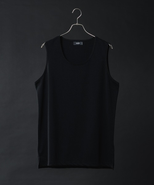 KUUUPY タンクトップ Seed Stitches layered Tank top - 鹿の子