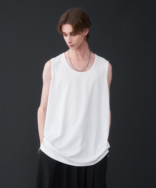 ビジュータンクトップ黒他　専用です Seed Stitches layered Tank top - 鹿の子レイヤードタンク