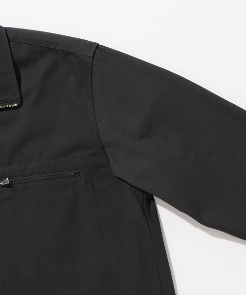 ADAM ET ROPE'（アダムエロペ）の「ハイネック オーバーサイズシャツ（シャツ/ブラウス・メンズ・チャコールグレー/ベージュ系その他・S/M/L）」の9枚目の写真