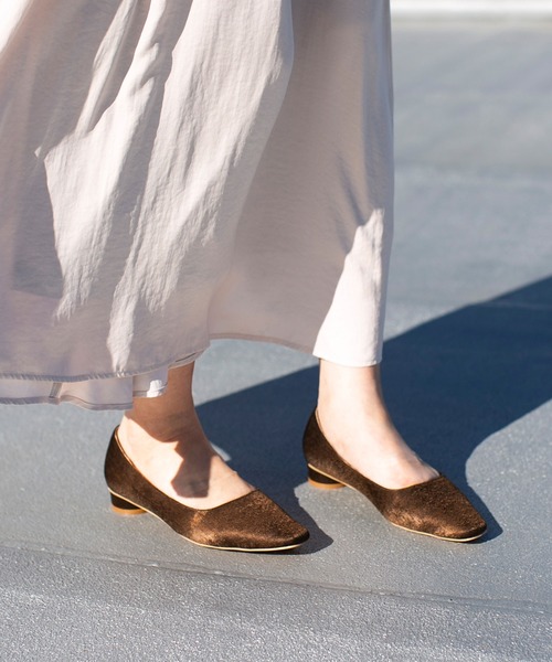 Nano Universe ナノユニバース の Web限定 スクエアトゥカラーシューズ パンプス Wear