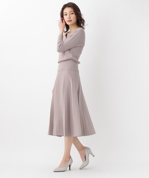 COUP DE CHANCE（クードシャンス）の「【洗える】カシュクール風ニット  