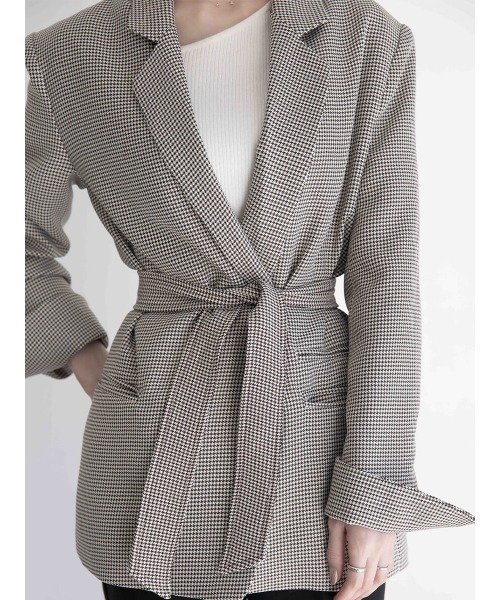 ウエストマークシングルジャケット（テーラードジャケット）｜amel