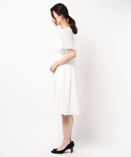 AIMER（エメ）の「レース袖リトルウェディングドレス（ドレス）」 - WEAR 