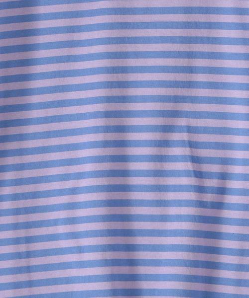 Steven Alan（スティーブンアラン）の「＜Steven Alan＞COTTON BORDER CREW NECK PULLOVER/Tシャツ（Tシャツ/カットソー・レディース・ターコイズブルー/ライム・FREE）」の3枚目の写真