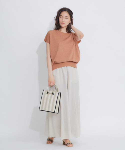 qualite（カリテ）の「エアーマーメイドフレアーパンツ（その他パンツ・レディース・ベージュ/イエロー/ネイビー・36/38）」の21枚目の写真