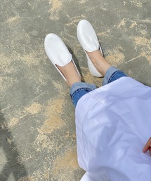 CROWN/JAZZ SLIPPER/WHITE