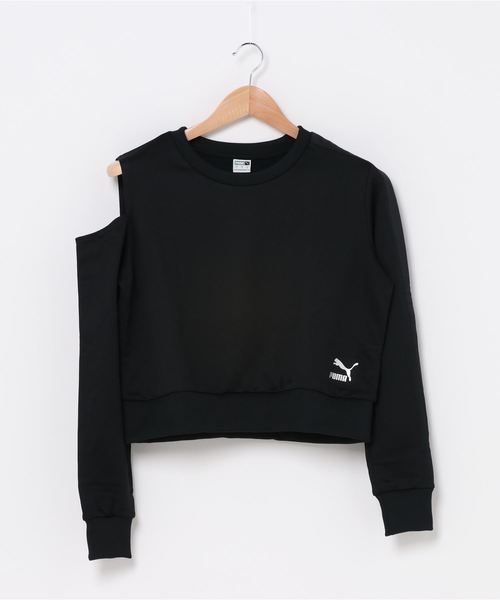 セール Puma プーマ T7 ファッション ウィメンズ クルーネック スウェット スウェット Puma プーマ のファッション通販 Zozotown