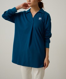 <FILA/フィラ>鹿の子チュニック長袖ポロ