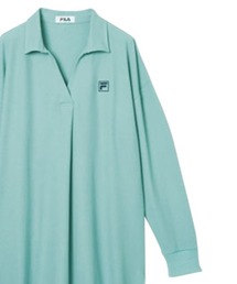 ＜ＦＩＬＡ/フィラ＞鹿の子チュニック長袖ポロ