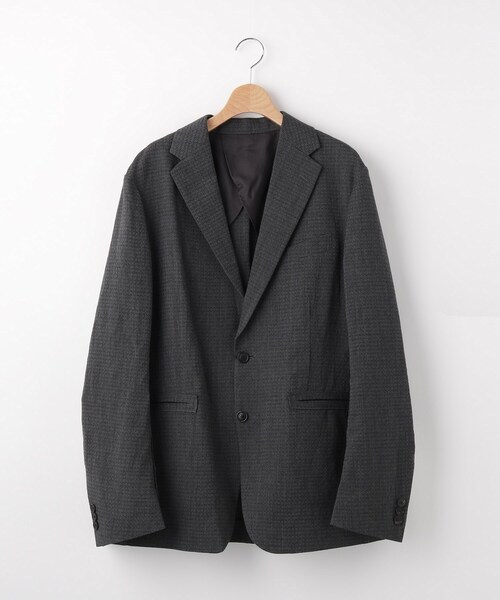 Casely-Hayford◆テーラードジャケット/36/コットン/NVY 美品) Casely Hayford テーラードジャケット ジレ 和柄 2点 ストライプ