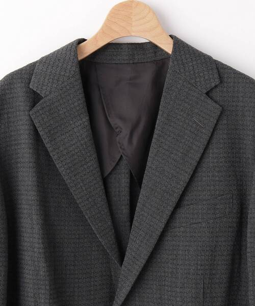 Casely-Hayford◆テーラードジャケット/36/コットン/NVY 美品) Casely Hayford テーラードジャケット ジレ 和柄 2点 ストライプ