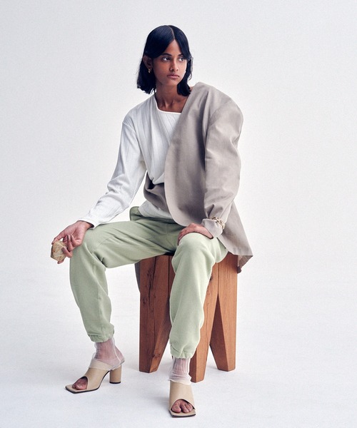 パンツ JANE SMITH WOOL DOESKIN SHORT SLACKS 34 JANE SMITH/ジェーンスミス】ゼブラタックスラックス