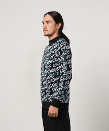 パーリーゲイツ  落書きニット PEARLY GATES（パーリーゲイツ）の「【PEARLY GATES】落書き