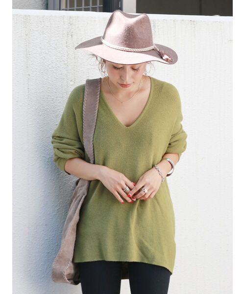 セール ブランド古着 Vネックニット ニット セーター Ungrid アングリッド のファッション通販 Zozoused