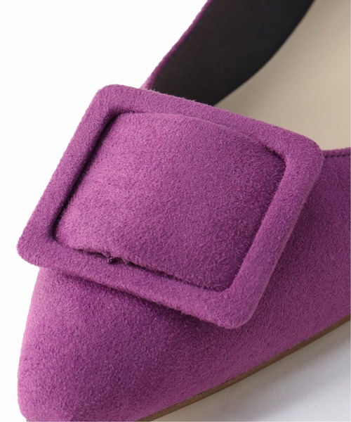 La TOTALITE（ラトータリテ）の「LA TOTALITE バックルフラップポインテッドパンプス◆（パンプス・レディース・パープル/ブラウン/ベージュ系その他・22.5cm/23.5cm/24.5cm）」の4枚目の写真