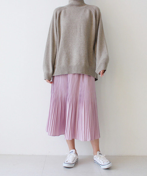 MODE ROBE（モードローブ）の「プリーツフレアスカート（スカート・レディース・アイボリー/パープル/チェック・FREE）」の18枚目の写真